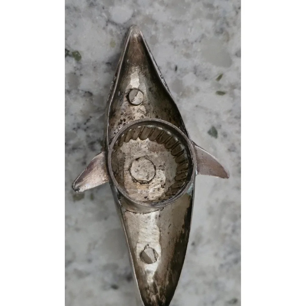 Davco Silver Ltd Vintage Dolphin Bottle Opener Silver Plate‎ Barware Nautical